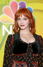 CHRISTINA HENDRICKS at NBC New York Mid Season Press Junket in New York 01/24/2019