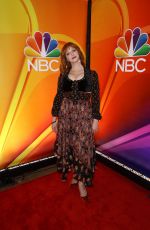 CHRISTINA HENDRICKS at NBC New York Mid Season Press Junket in New York 01/24/2019