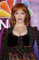 CHRISTINA HENDRICKS at NBC New York Mid Season Press Junket in New York 01/24/2019