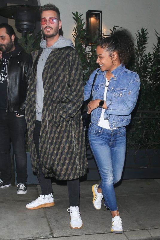 CHRISTINA MILIAN and Matt Pokora at Madeo in Los Angeles 01/18/2019