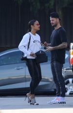 CHRISTINA MILIAN and Matt Pokora Leaves Marciano Art Foundation in Los Angeles 01/19/2019