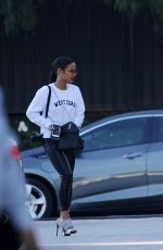 CHRISTINA MILIAN and Matt Pokora Leaves Marciano Art Foundation in Los Angeles 01/19/2019