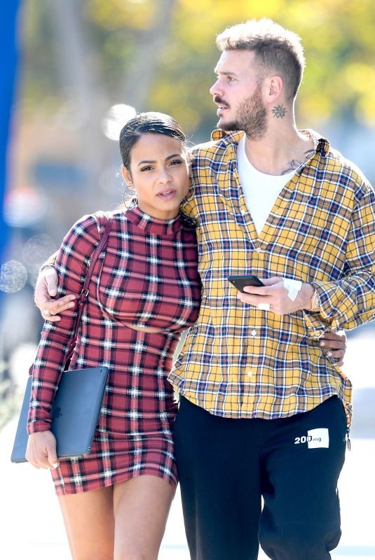 CHRISTINA MILIAN and Matt Pokora Out in West Hollywood 01/10/2019