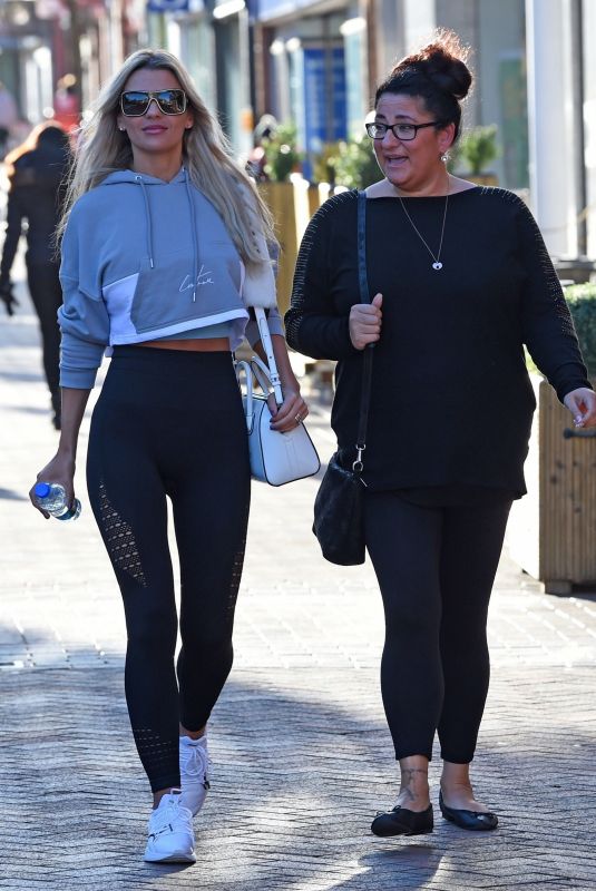 CHRISTINE MCGUINNESS and TANYA BARDSLEY Out in Wilmslow 01/28/2019