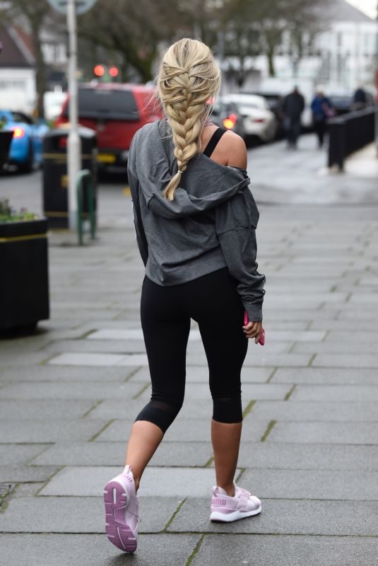 CHRISTINE MCGUINNESS Leaves Gym Session in Cheshire 01/12/2019