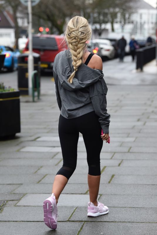 CHRISTINE MCGUINNESS Leaves Gym Session in Cheshire 01/12/2019