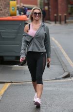 CHRISTINE MCGUINNESS Leaves Gym Session in Cheshire 01/12/2019