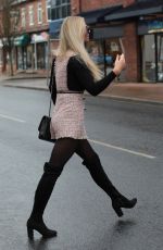 CHRISTINE MCGUINNESS Out in Wilmslow 01/19/2019