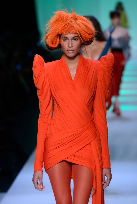 CINDY BRUNA at Jean-paul Gaultier Runway Show at Paris Fashion Week 01/23/2019