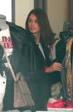 CINDY CRAWFORD and KAIA GERBER Out Shopping in Los Angeles 01/03/2019