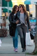 CINDY CRAWFORD and KAIA GERBER Out Shopping in Los Angeles 01/03/2019