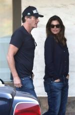 CINDY CRAWFORD and Rande Gerber at Sunlife Organics in Los Angeles 01/19/2019