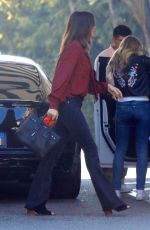 CINDY CRAWFORD Arrives at Beverly Hills Hotel 01/29/2019