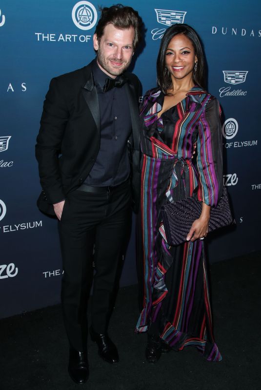 CISELY SALDANA at Art of Elysium’s 12th Annual Celebration in Los Angeles 01/05/2019