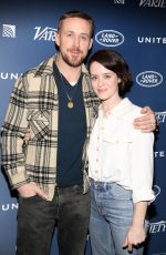 CLAIRE FOY and Ryan Goslong at First Man Variety Screening Series in Los Angeles 01/09/2019