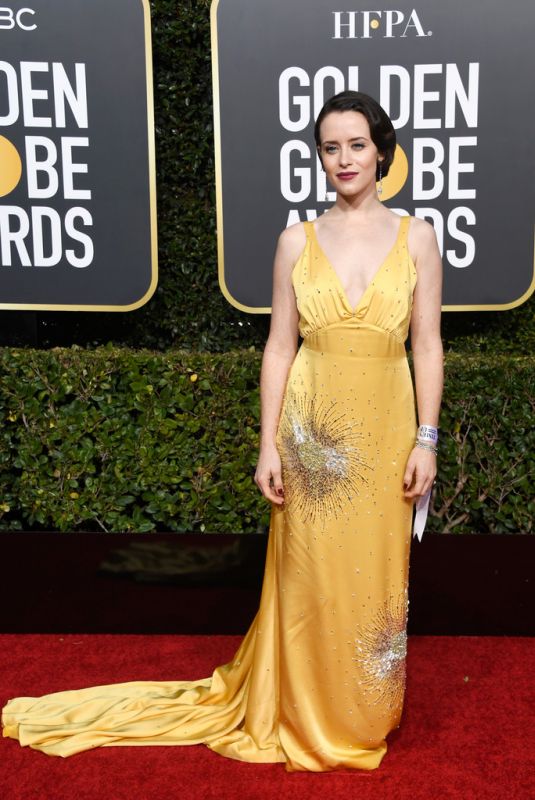 CLAIRE FOY at 2019 Golden Globe Awards in Beverly Hills 01/06/2019
