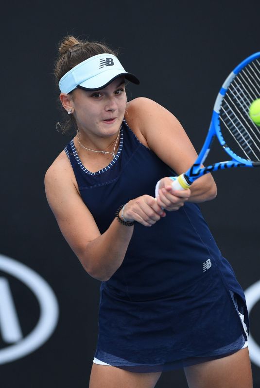 CLARA BUREL at 2019 Australian Open at Melbourne Park 01/14/2019