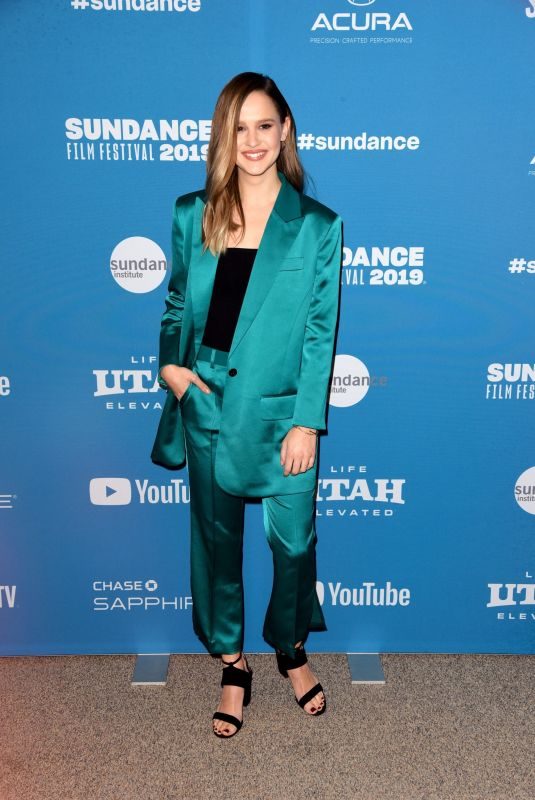 CLARA RUGAARD at I Am Mother Premiere at Sundance Film Festival 01/25/2019