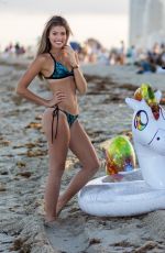 CLAUDIA ROMANI and ANNA MARTINEZ in Bikinis at a Beach in Miami 01/29/2019