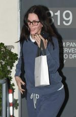 COURTENEY COX Out Shopping to Celine in Los Angeles 01/10/2019