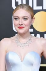 DAKOTA FANNING at 2019 Golden Globe Awards in Beverly Hills 01/06/2019