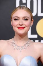 DAKOTA FANNING at 2019 Golden Globe Awards in Beverly Hills 01/06/2019