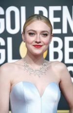 DAKOTA FANNING at 2019 Golden Globe Awards in Beverly Hills 01/06/2019