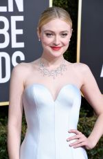 DAKOTA FANNING at 2019 Golden Globe Awards in Beverly Hills 01/06/2019