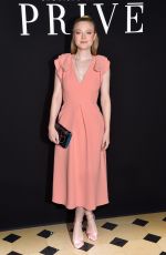 DAKOTA FANNING at Armani Fashion Show in Paris 01/22/2019