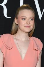 DAKOTA FANNING at Armani Fashion Show in Paris 01/22/2019