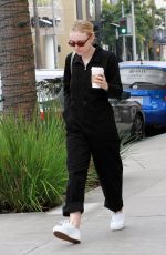DAKOTA FANNING Out and About in Beverly Hills 01/05/2019
