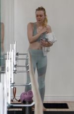 DAKOTA FANNING Workout at a Gym in Los Angeles 01/10/2019