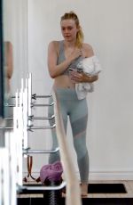 DAKOTA FANNING Workout at a Gym in Los Angeles 01/10/2019