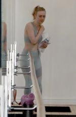 DAKOTA FANNING Workout at a Gym in Los Angeles 01/10/2019