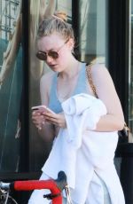 DAKOTA FANNING Workout at a Gym in Los Angeles 01/10/2019