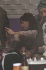 DAKOTA JOHNSON at a Nail Salon in Los Angeles 01/19/2019