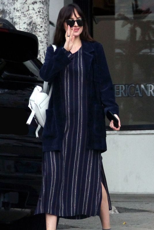 DAKOTA JOHNSON Out Shopping in Hollywood 01/29/2019