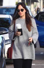 DAKOTA JOHNSON Out Shopping in West Hollywood 01/06/2019