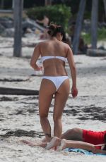 DANIELLE LOMBARD and JESSICA CRIBON in Bikinis at a Beach in Cancun 01/02/2019