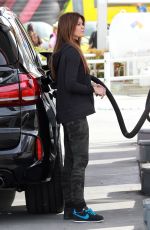 DANIELLE VASINOVA at a Gas Station in Studio City 01/20/2019