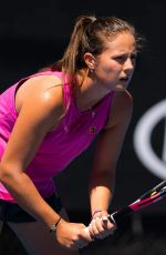 DARIA KASATKINA at 2019 Australian Open Practice Session at Melbourne Park 01/13/2019