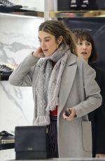 DELTA GOODREM Shopping at YSL on Rodeo Drive in Beverly Hills 01/12/2019
