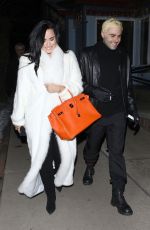 DEMI LOVATO and Henri Levy out for Dinner in Aspen 01/02/2019