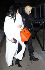 DEMI LOVATO and Henri Levy out for Dinner in Aspen 01/02/2019
