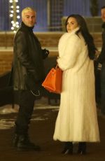 DEMI LOVATO and Henri Levy out for Dinner in Aspen 01/02/2019