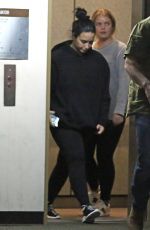 DEMI LOVATO Leaves a Gym in Los Angeles 01/25/2019