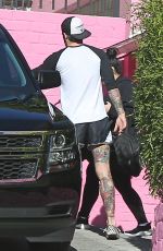 DEMI LOVATO Leaves a Gym in Los Angeles 01/25/2019