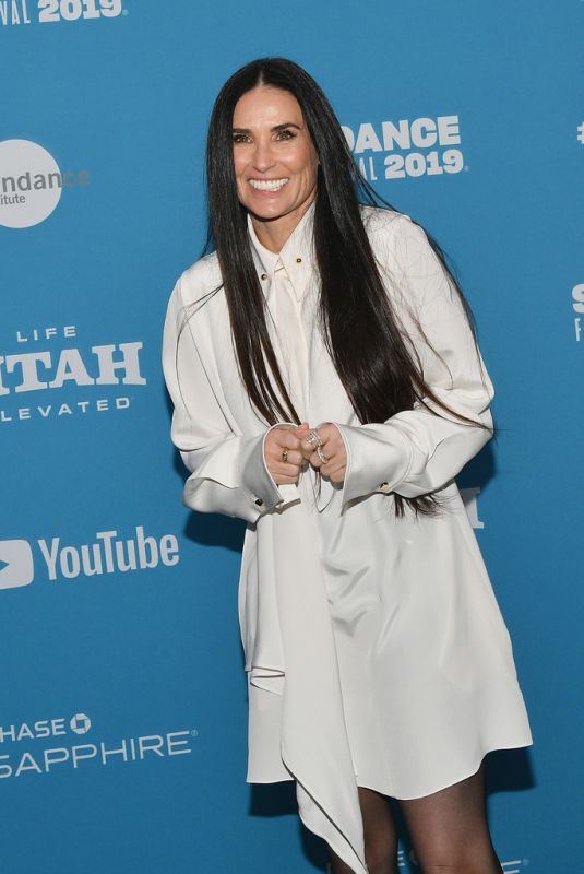 DEMI MOORE at Corporate Animals Premiere at Sundance Film Festival 01/29/2019