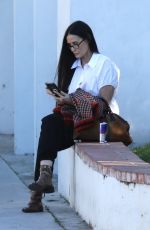 DEMI MOORE Out and About in Los Angeles 01/25/2019