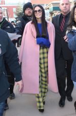 DEMI MOORE Out at Ssundance Film Festival in Park City 01/28/2019